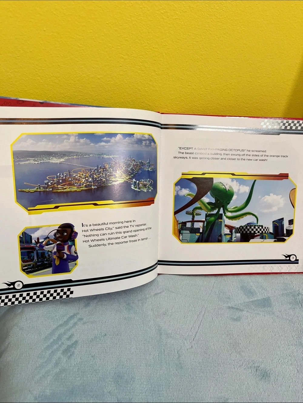Hot Wheels Octopus Attack Hardcover Book NEW